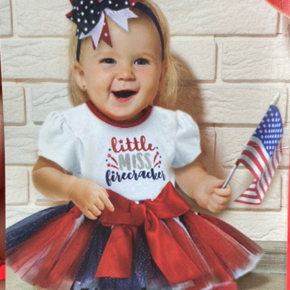 Little miss firecracker outfit - Picture 2 of 2